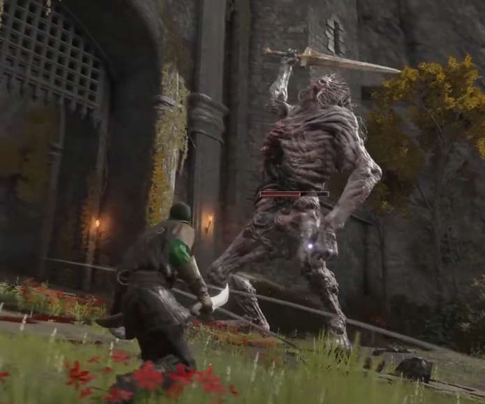 Stormgate troll fright in Elden Ring from misternoobie's let's play.